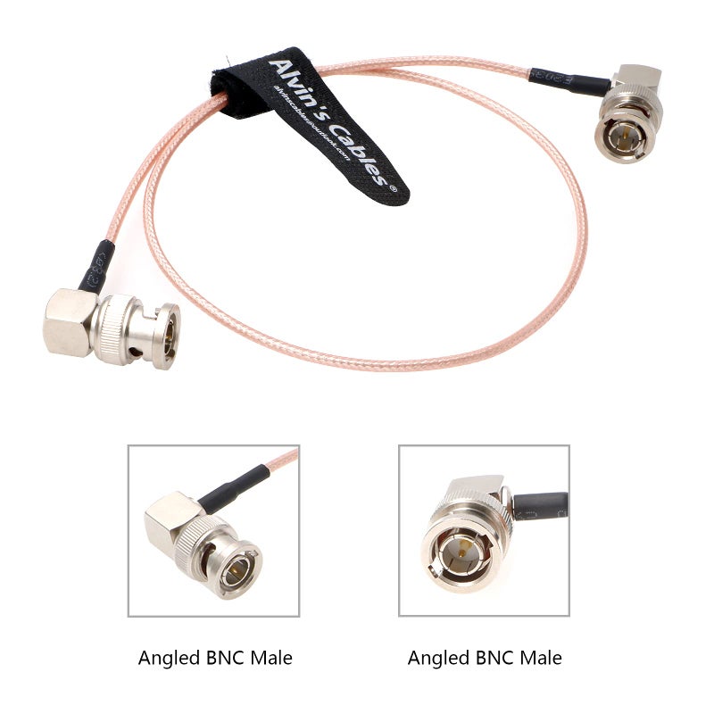 Alvin's Cables SDI Cable 3G HD SDI Cable Right Angle BNC for Sony FS5| FS7| FX6, Atomos Shogun Inferno, Atomos Ninja 50CM|19.7inches - Image 4